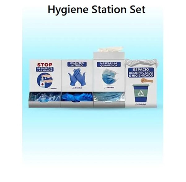 Hygiene-Station komplett Set für Behörden, Schulen, Hotel, Gastronomie, Unternehmer, Tankstellen und Privatpersonen 1