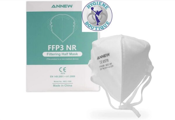 1 Stück ANNEW FFP3 Schutzmaske Mund Nasen Schutzmaske Atemschutzmaske Gesichtmaske, 5-Lagen 1