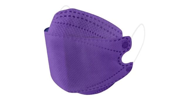 3 Stück 3D Protection "Breeze"FFP2 Maske, Violett-lila, optimal für Brillenträger geeignet 1